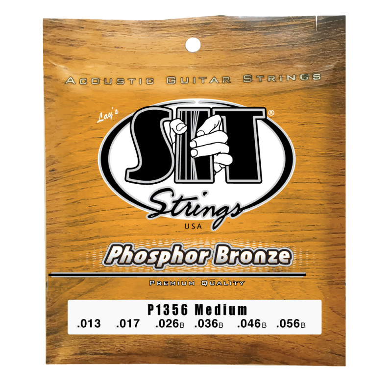 SIT Phosphor Bronze P1356 Acoustic Strings - Medium - 13-56