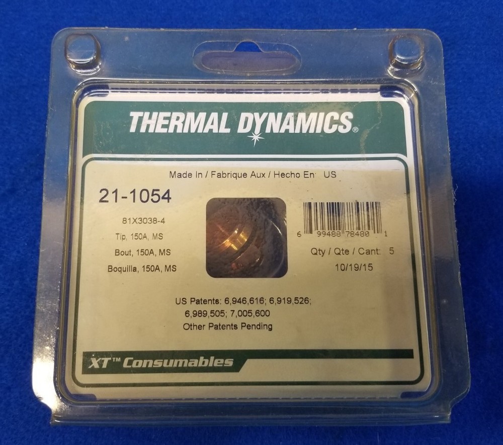 Thermal Dynamics 21-1054 Tip 150A Ms 5-Pack
