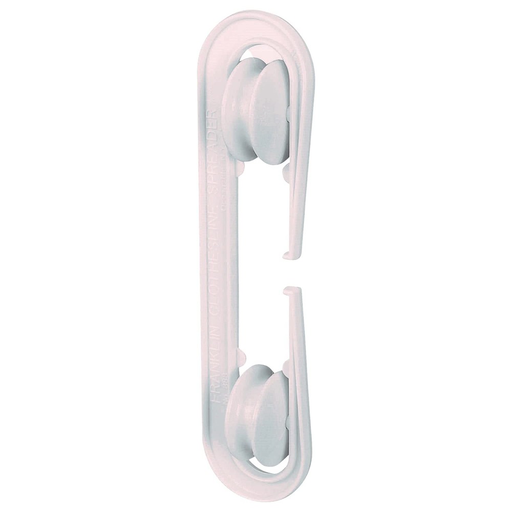 2 Pack Clothesline Spreader Pulley Rope Wire Separation for Long Clothes Line