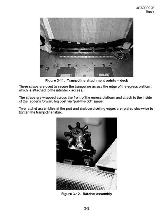 NASA SPACE SHUTTLE EMERGENCY CREW ESCAPE SYSTEMS INSTRUCTION MANUAL BOOK