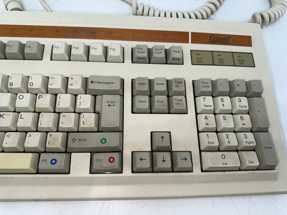 Vintage Copam K-445 Mechanical Computer Keyboard As Seen