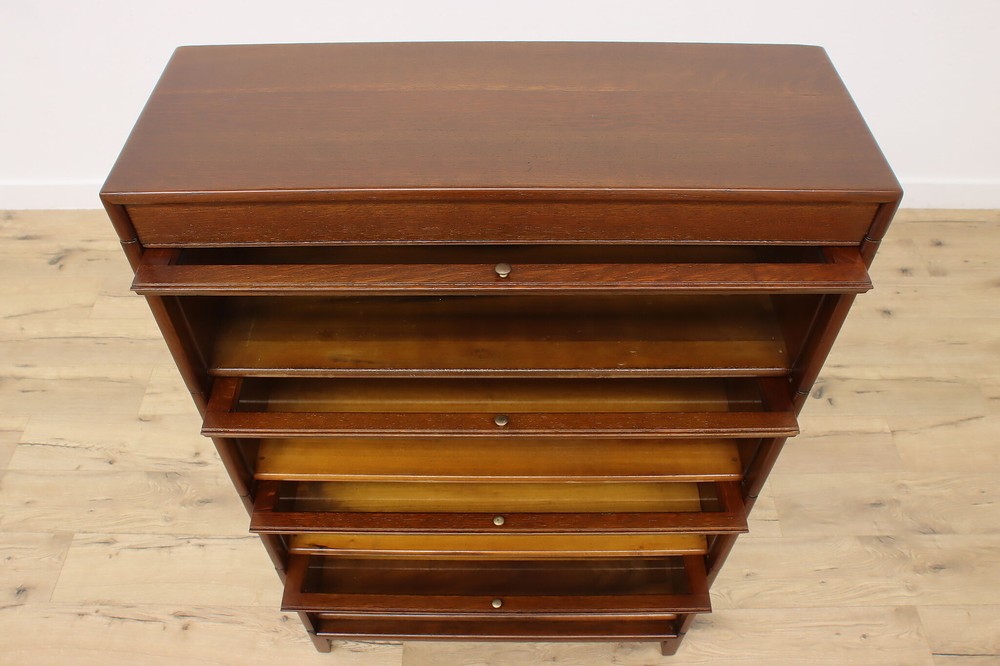 Gunn Antique 4 Stack Oak Lawyer Bookcase #50808