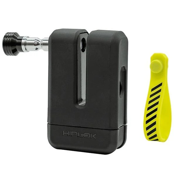 HIPLOK MD1000 DISC LOCK ALL BLACK MOTORCYCLE SECURITY