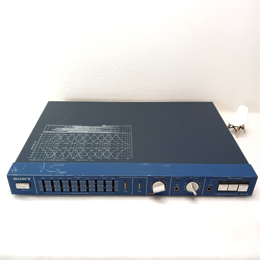 Sony SEH-310 Graphic Equalizer 9 Band Echo Processor Analog EQ Ships in 1 Day