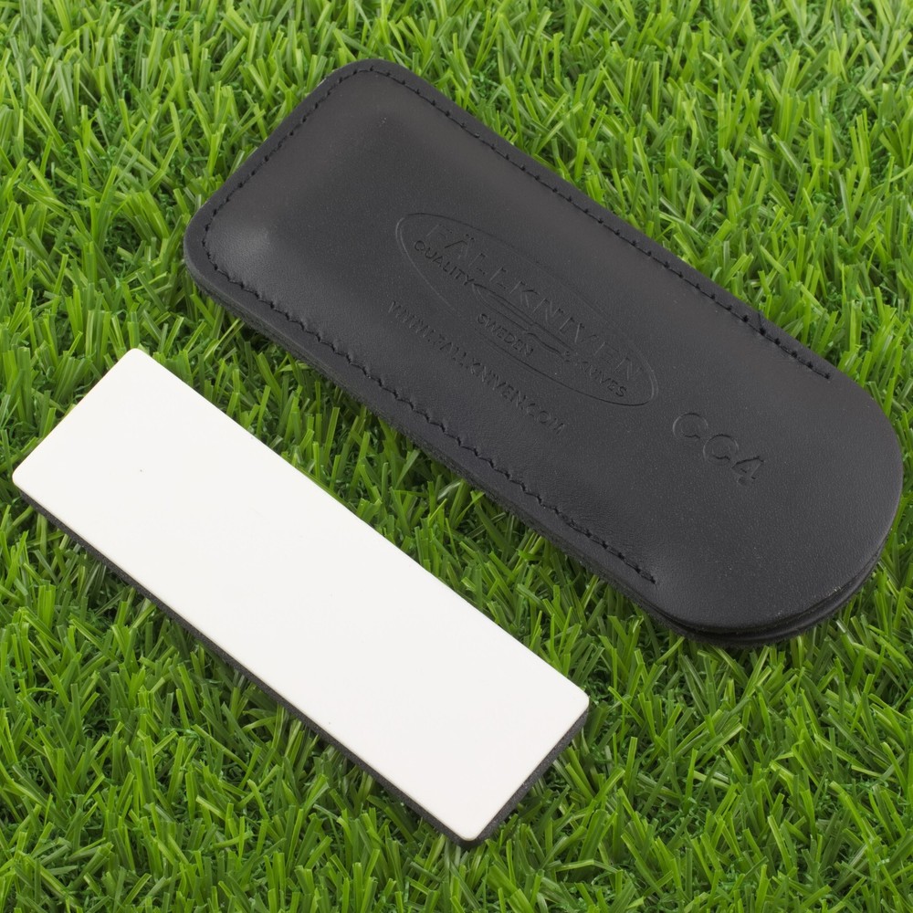 Fallkniven Double Sided Ceramic Knife Sharpener Sharpening Whetstone CC4 Pouch