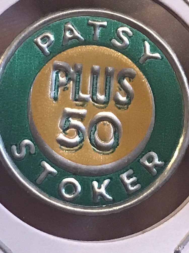 Aluminum Coal Scatter Tag Patsy Plus 50 Stoker From David, Kentucky