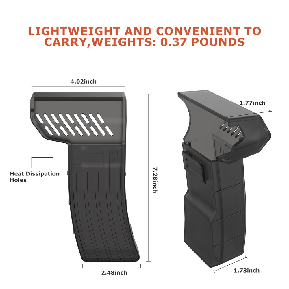 Quick-Release Heat-Resistant Brass Shell Catcher – Universal Rifle Brass Saver