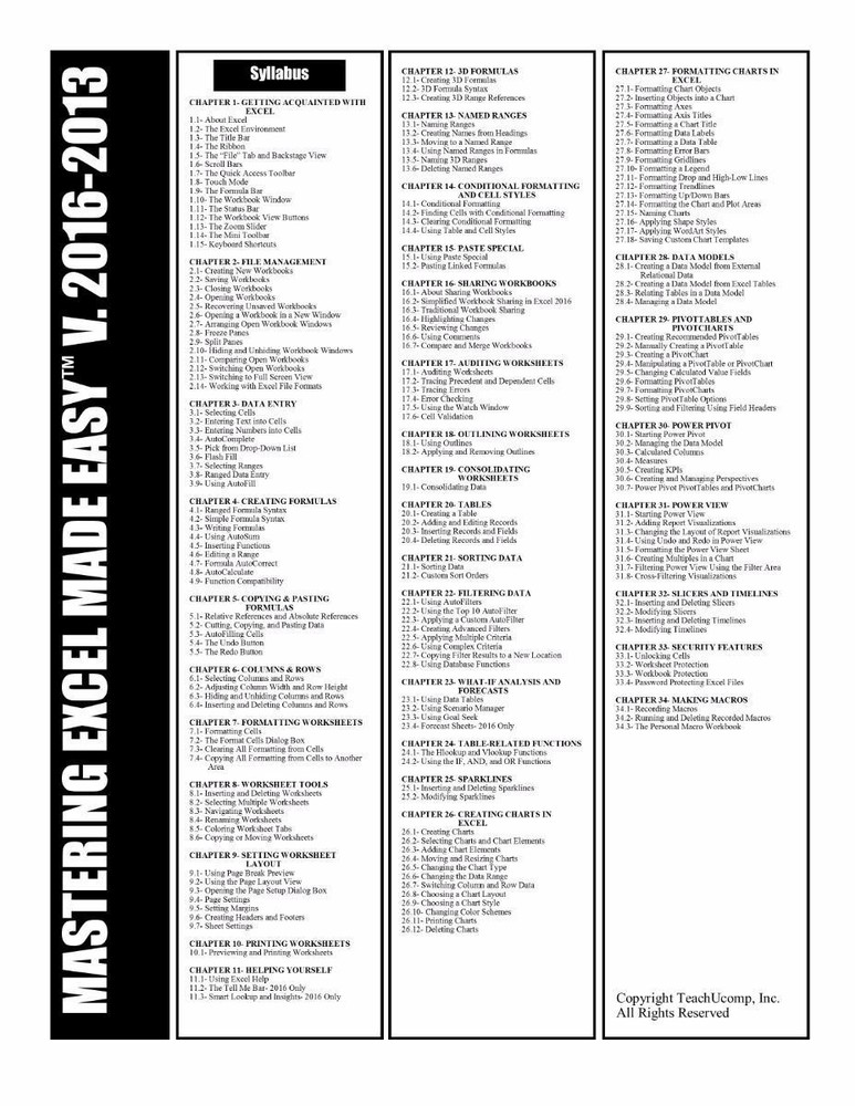 ACCESS EXCEL WORD POWERPOINT 2016/2013 Training Tutorial DVD-ROM Course 42 Hours
