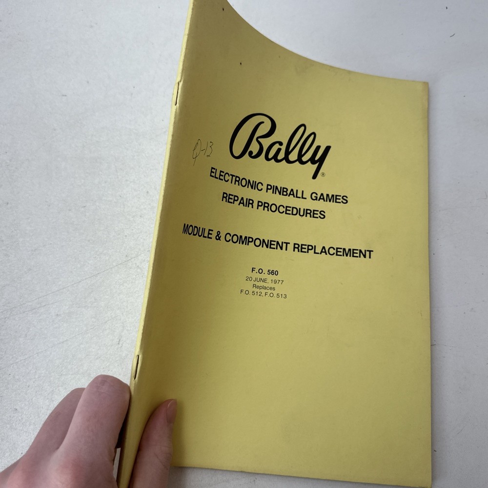 Bally Electronic Pinball Games Repair Procedures Module & Component Replacement