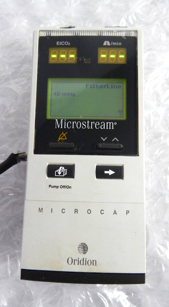 ORIDION MICROCAP HANDHELD CAPNOGRAPH S/N 248