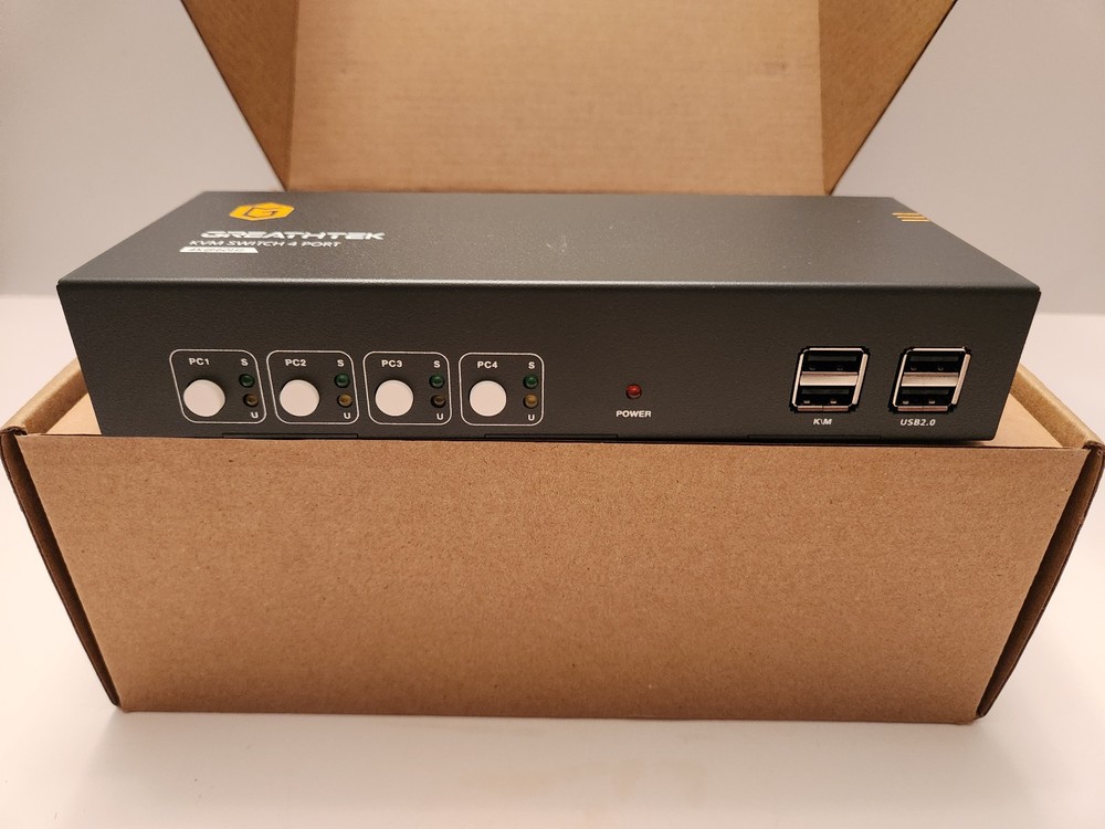 Greathtek kvm switch 4 port