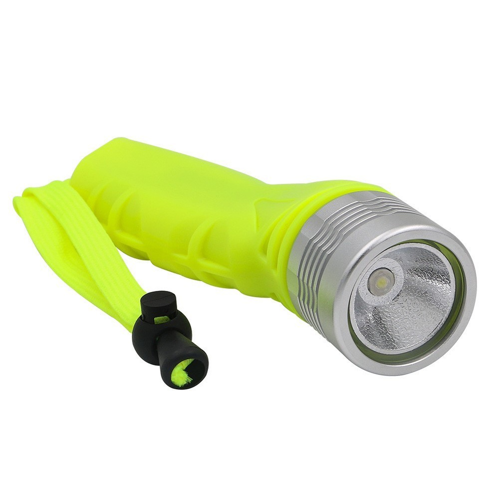 LED Diving Light Tool Flashlight 1pcs 9x5cm Fluorescent Green Super Bright