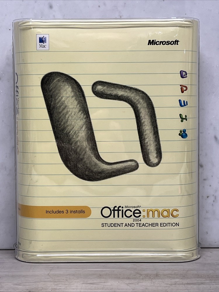 Office: Mac Student And Teacher Edition, 2004. New! Microsoft