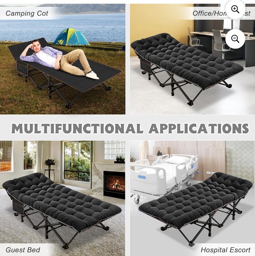 Portal Camping Bed Cot XXL