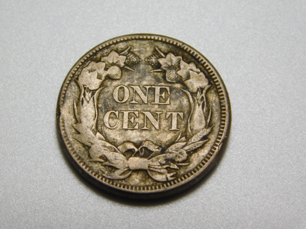 VINTAGE US COINS 1857 FLYING EAGLE CENT COIN