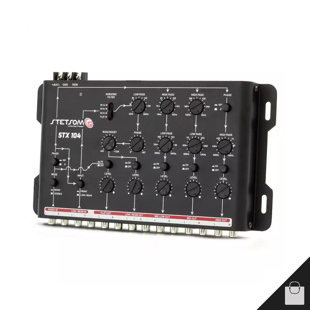 Stetsom STX 104 Crossover DSP Equalizer Digital Audio Processor 3-5 Day Delivery