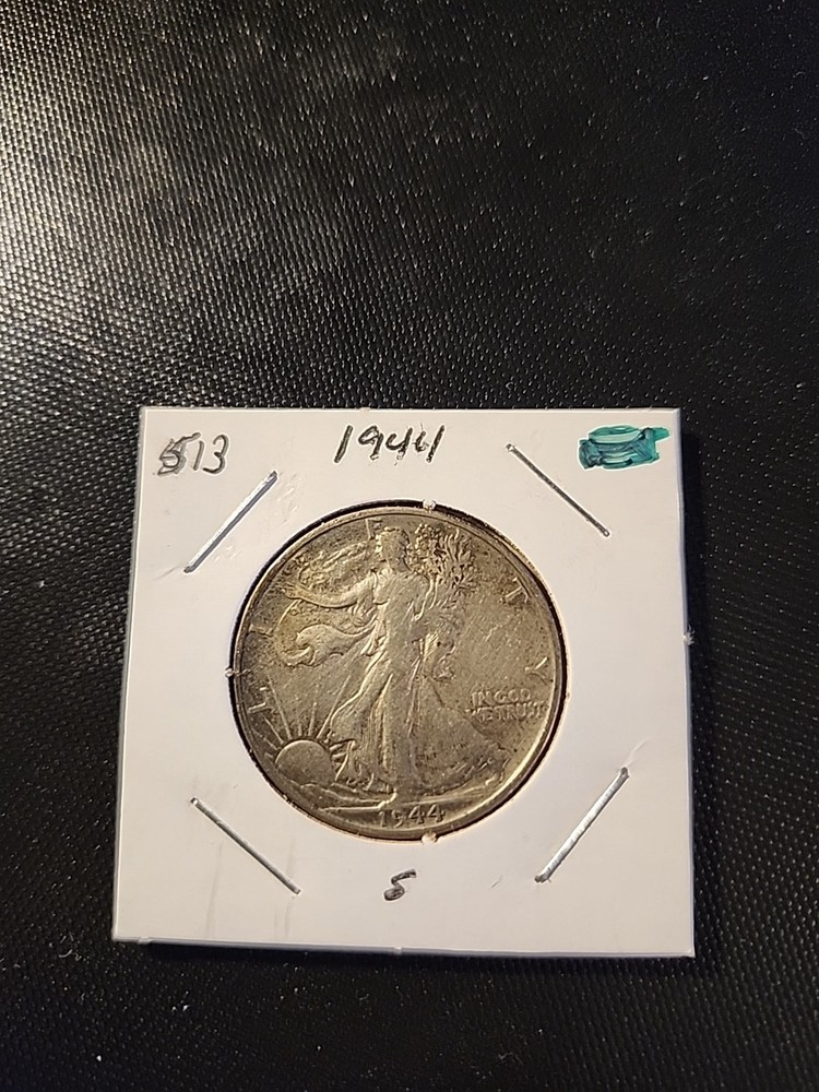 1944-S Walking Liberty Half Dollar In Fine Condition