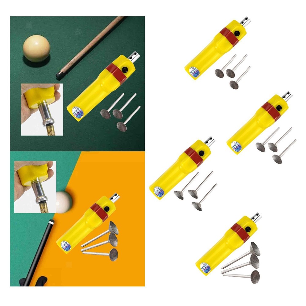 Electric Pool Cue Tip Tool Electric Burnisher Portable