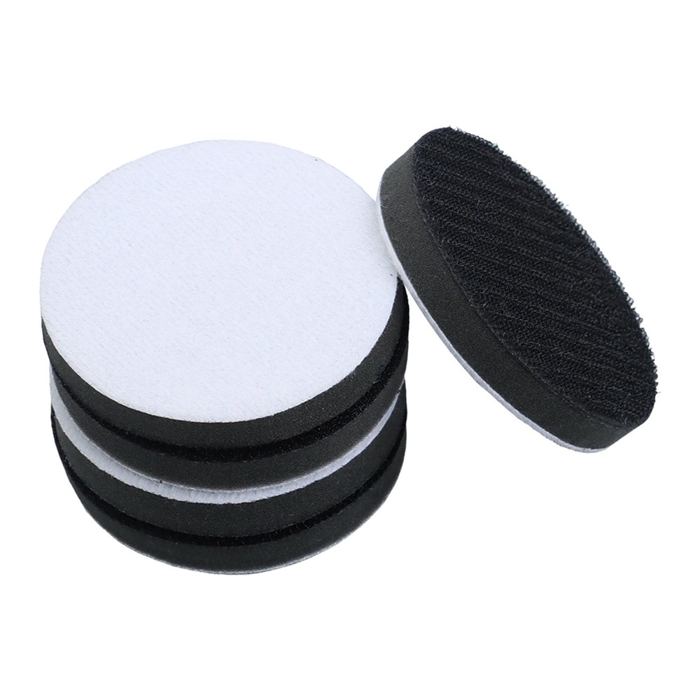 10 Pack 3 Inch Soft Foam Interface Sponge Pad Hook and Loop Orbital Sander Pad