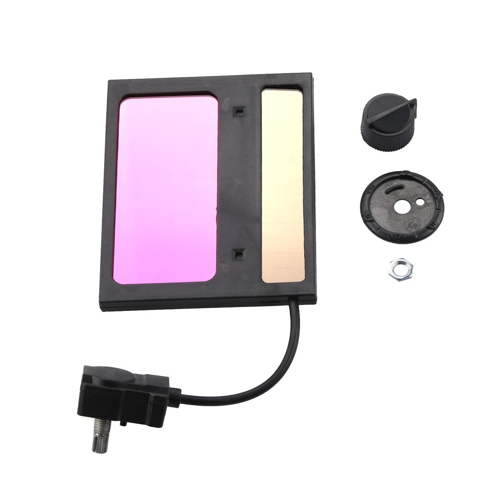 Solar Automatic On/Off Darkening Welding Helmet Len Filter + Protortion Sheet D