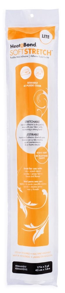 SoftStretch Lite Iron-On Adhesive Adhesive, 17 Inches x 2 Yards