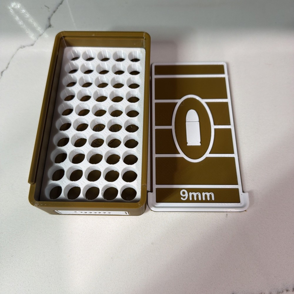 Stackable 9mm Ammo Box 50rd Capacity