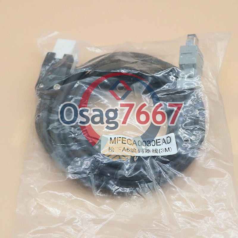 ONE For Panasonic MFECA0030EAD A6 Servo Motor Encoder Cable 3M NEW