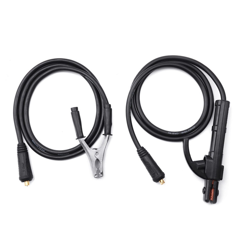 200A Welding Ground Clamp Welding Electrode Holder Set, Welding Cable Stick E...