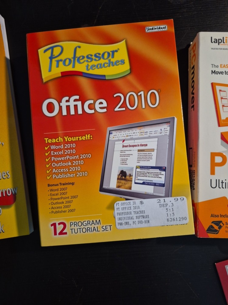 large lot 2000-2010 computer software resume art business software. *read*