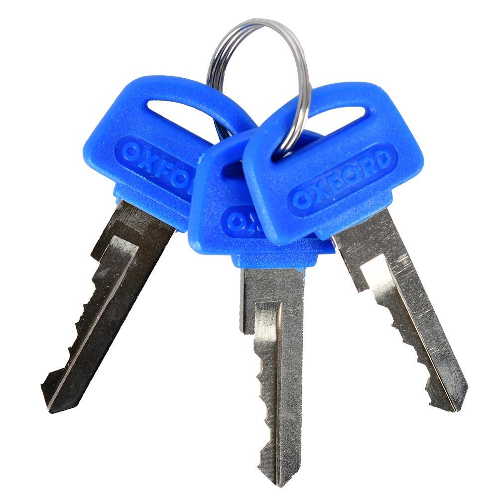 Oxford Motorcycle Cable Lock 12mm Cycle Security Locks Red 1.8M