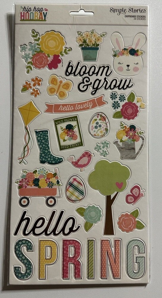 Simple Stories Chipboard Stickers-Multiple Variations-You Choose