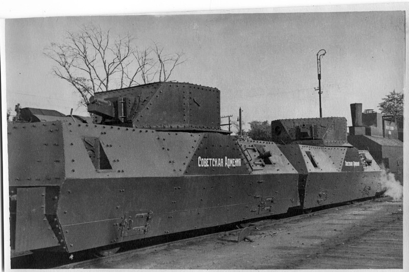 Soviet Armored Train w/tracks 20mm 1/87