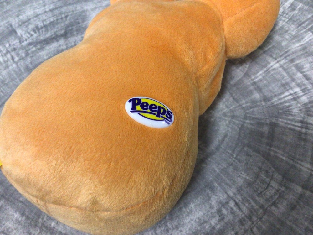 Peeps Authentic Just Born 2013 Orange 9” Stuffed Plush Easter Bunny Rabbit W/Tag