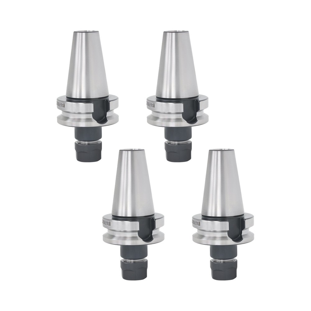BT40 ER16 Toolholder Set 4 Pack 70L M16 Thread for CNC Machining