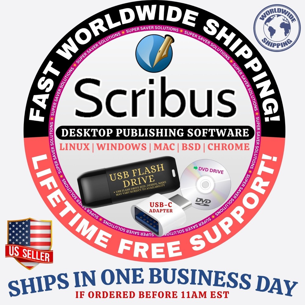SCRIBUS 2025 DESKTOP PUBLISHING, PAGE LAYOUT SOFTWARE, LINUX, MAC, WINDOWS, BSD+