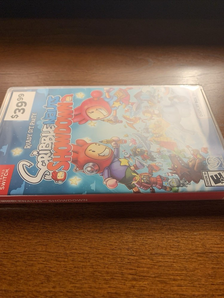 Scribblenauts Showdown / Nintendo Switch Authentic Display Box Only / NO GAME