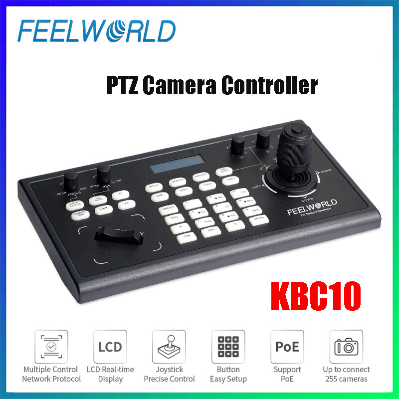 DHL FEELWORLD KBC10 PTZ Camera Controller Multiple Control and Network Protocol