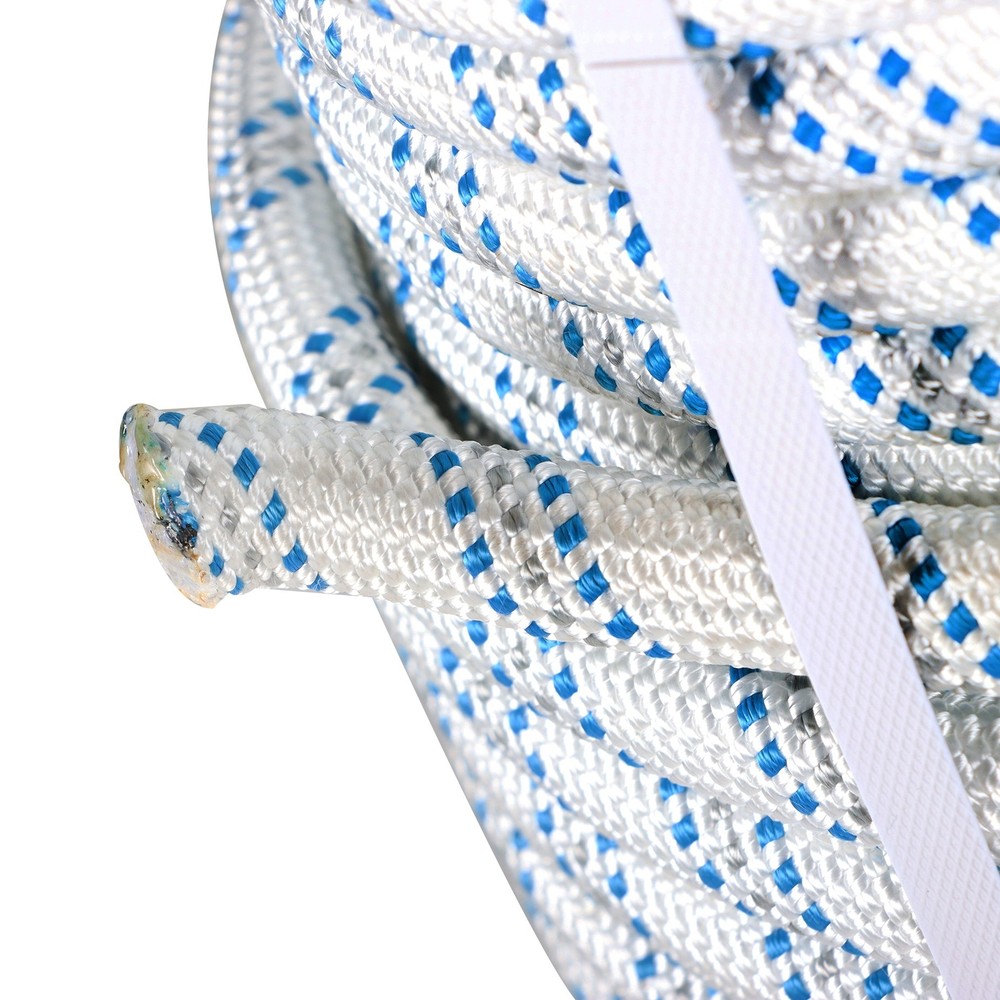 5/8"x150' Braid Nylon Polyester Low-stretch Rope Pulling Rigging 11000lbs