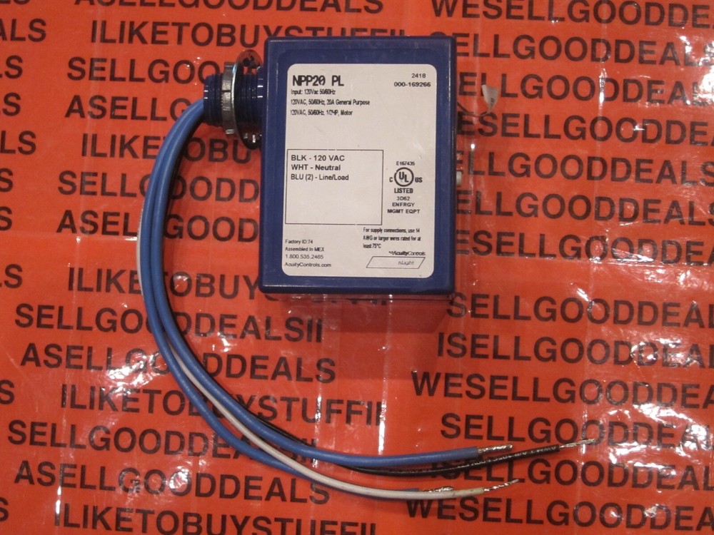 Acuity Controls NPP20 PL Plug Load Control Power Pack New