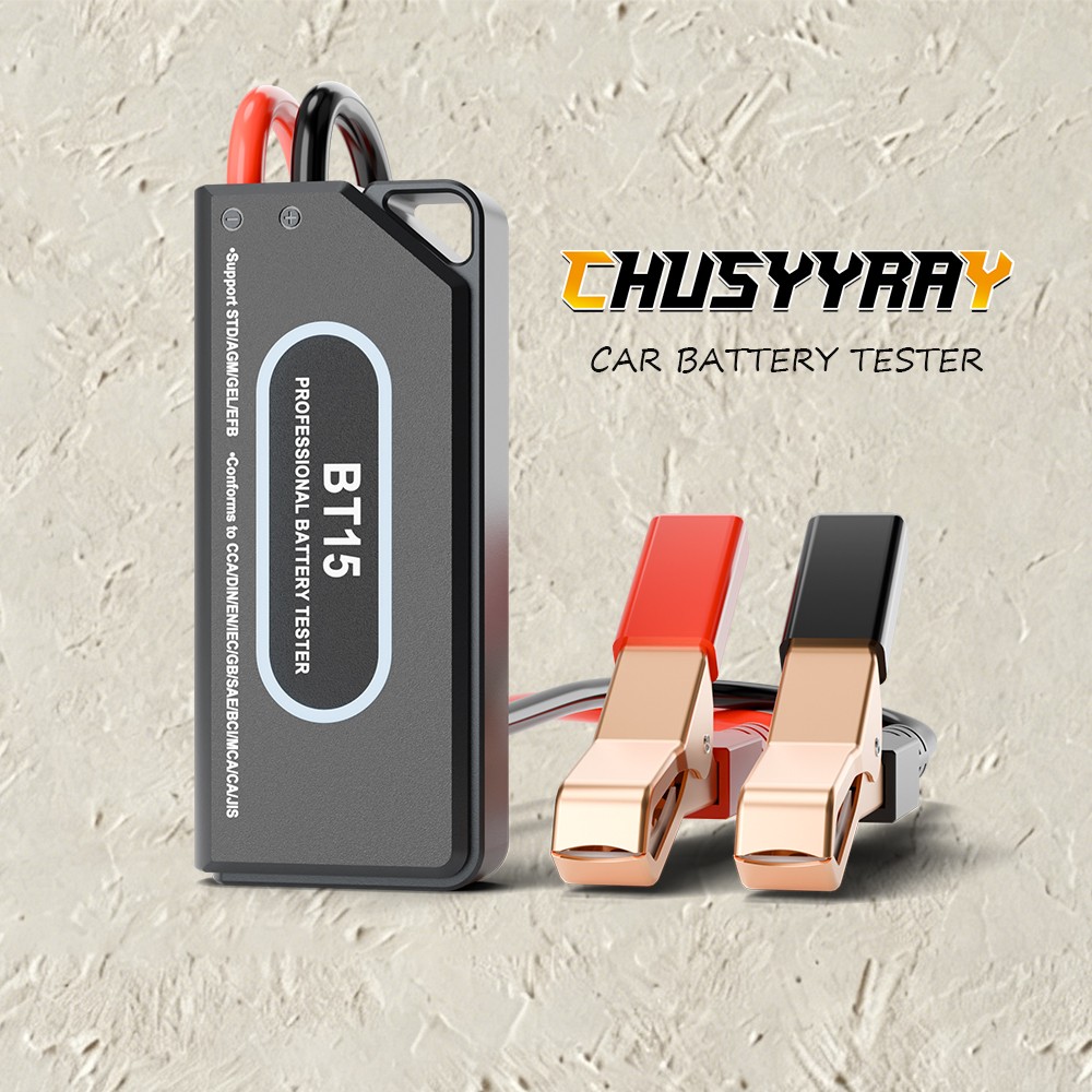 Car Battery Tester 12V Digital Voltmeter LCD Display LED Indicator Compact