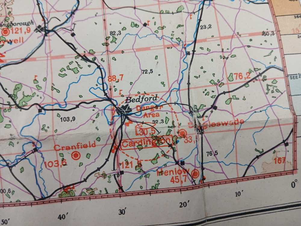WW2 "RESTRICTED" GERMAN LUFTWAFFE MAP (LIVERPOOL, MANCHESTER, BIRMINGHAM etc)