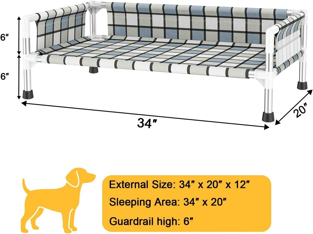 Elevated Dog Cot 34x20 New
