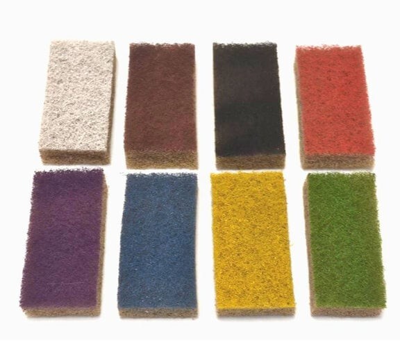 Eco Friendly Diamond Stone Hand Polishing Monkey Pads 4x2 ** SINGLE PAD **