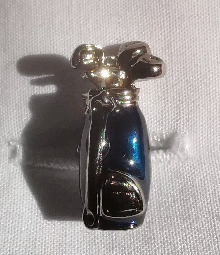 Golf Bag and Tee Cufflinks