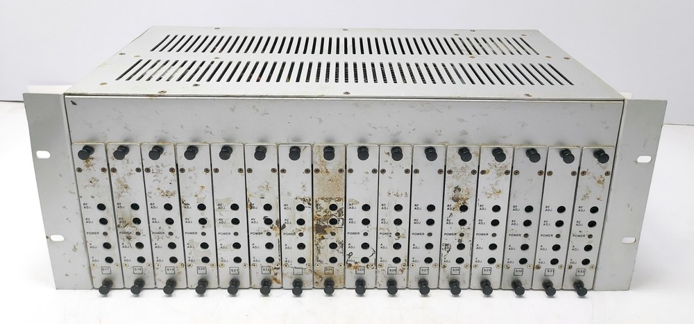 16 Channel Analog CATV Headend RF Modulator Rack Mount System