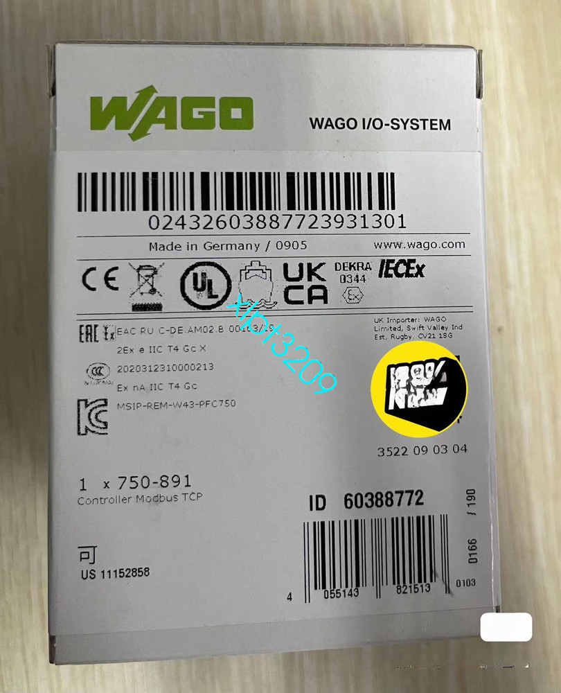 750-891NEW WAGO PLC module FedEx or DHL