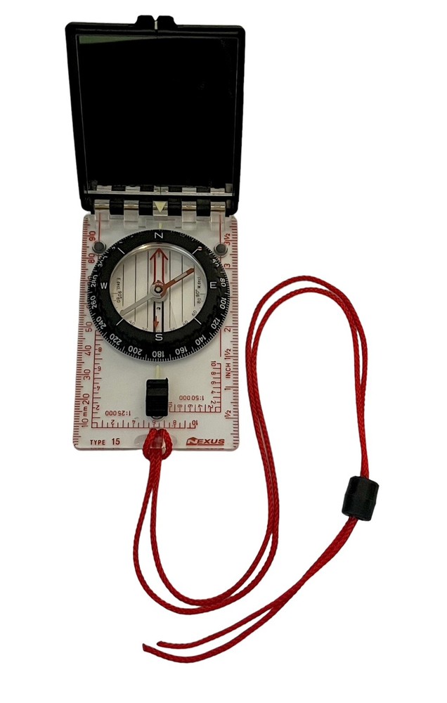 Vintage Nexus Type 15 Navigation Compass with Mirror