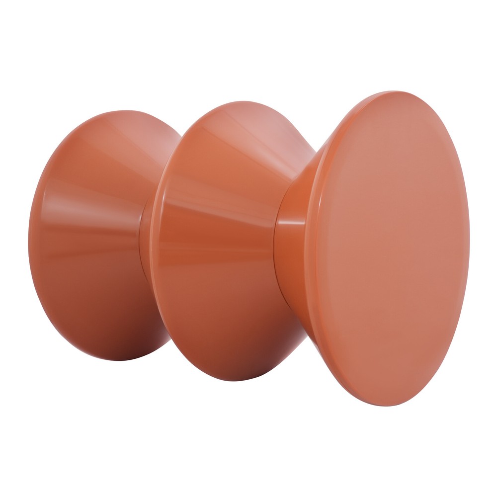 Orange Side Table Sofa Side Table Modern Round End Table 220.46 lbs