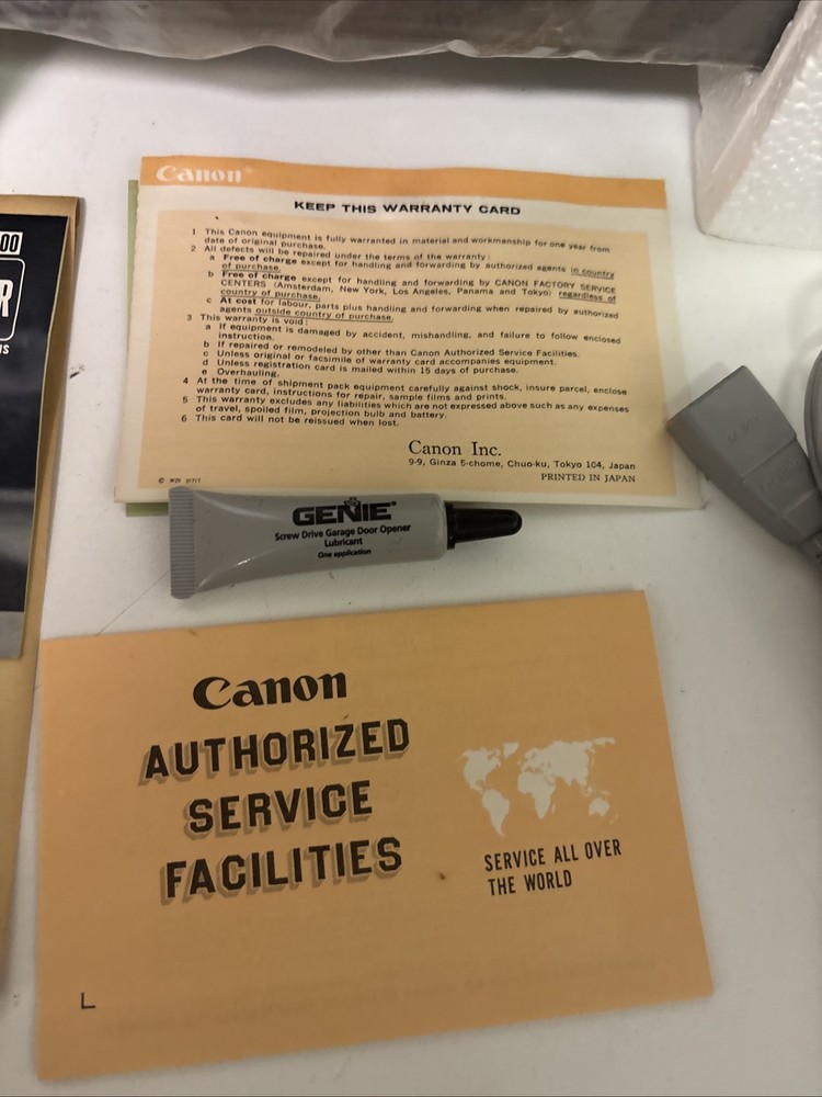 CANON S-400 CINE PROJECTOR / Open Box