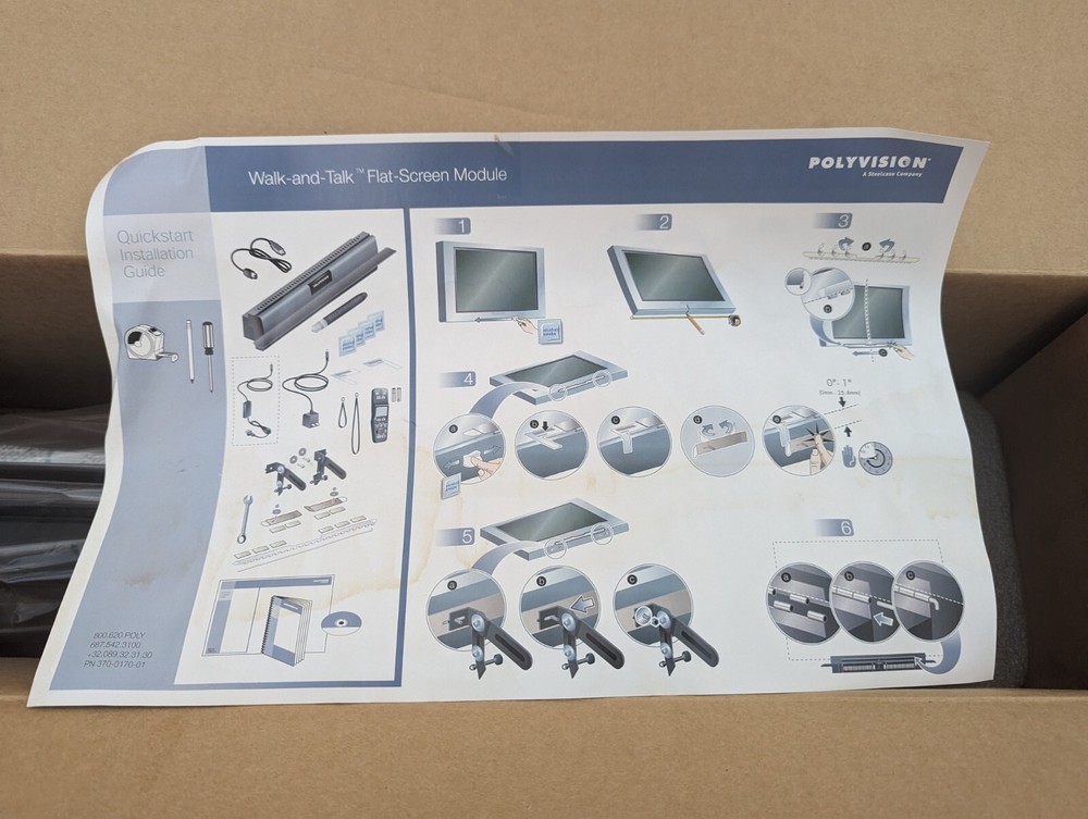Polyvision FSM Walk & Talk Flat Screen LCD Touchscreen